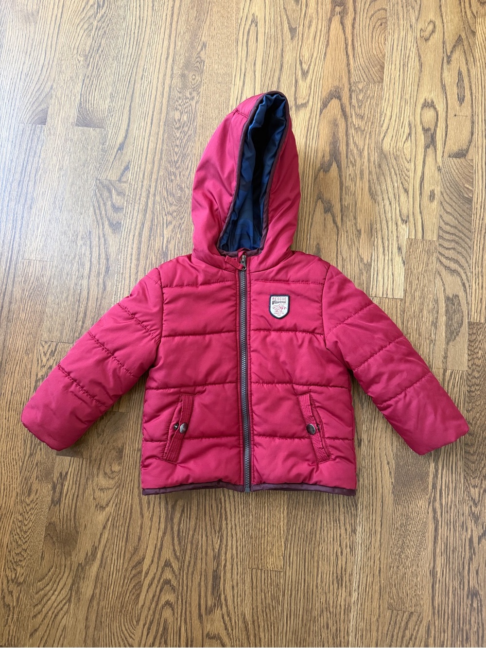 Carter’s Red Hooded Puffer Jacket, size 3T